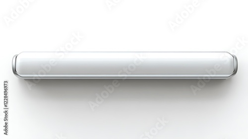 Modern minimalist white cylindrical air conditioner unit photo