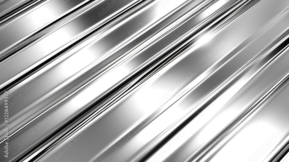 Abstract Silver Metallic Diagonal Lines Background Abstract Silver Metallic Diagonal Lines Background
