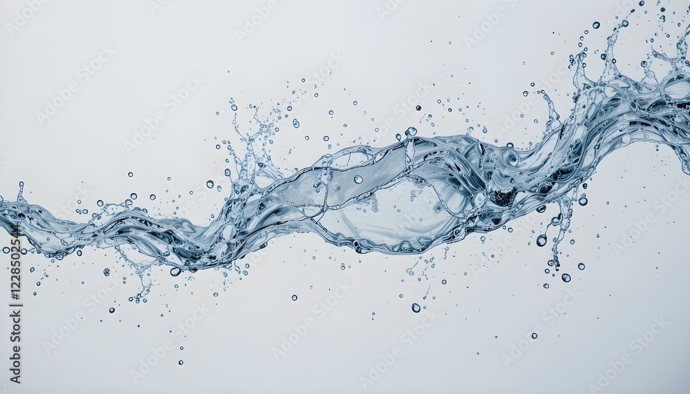 Fresh water splash isolated background Fresh water splash isolated background