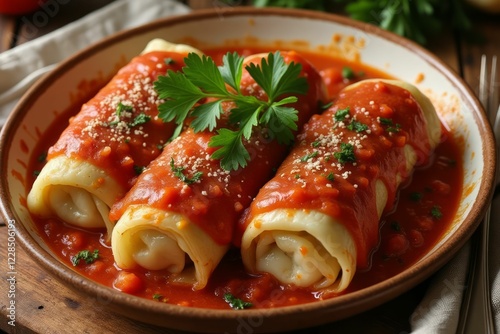 Delicious Cabbage Rolls in Rich Tomato Sauce photo