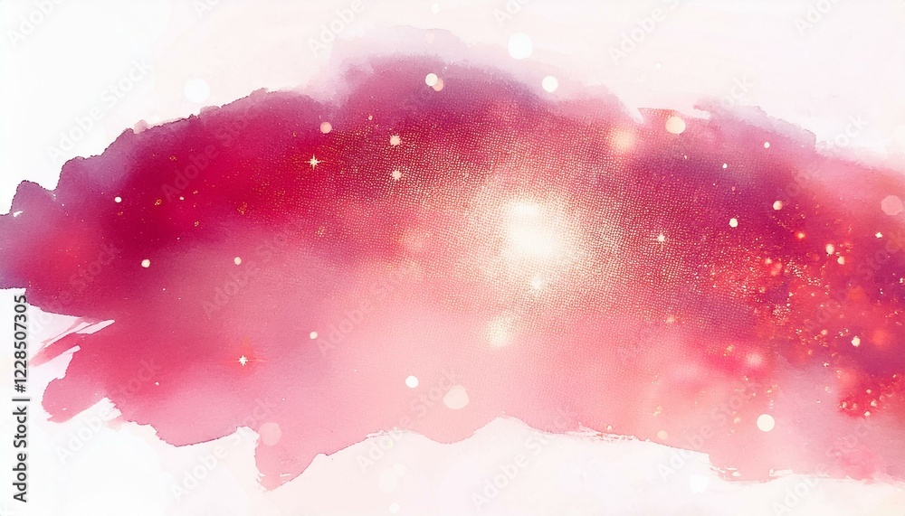 Obraz premium 優雅で煌めくテクスチャ素材、背景、イラスト（赤色）