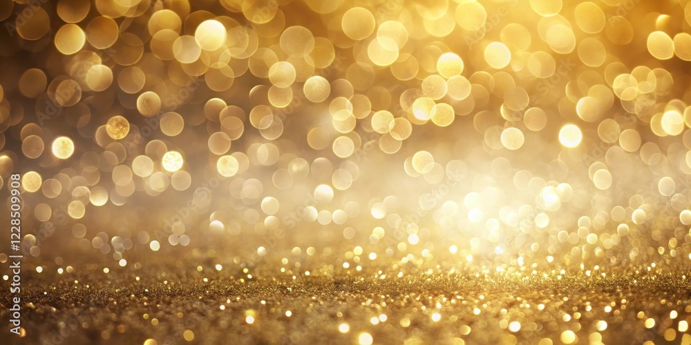 Golden Glitter Background with Sparkling Lights and Shimmering Texture for Festive Design Golden Glitter Background with Sparkling Lights and Shimmering Texture for Festive Design