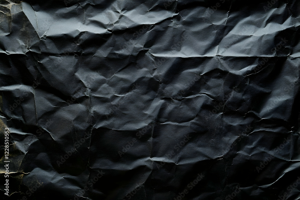 Crumpled dark paper texture background Crumpled dark paper texture background