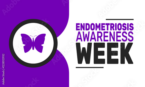 March is Endometriosis Awareness Week. This holiday-themed design is perfect for backgrounds, banners, greeting cards,
 posters with text inscription, and social media posts. Vector illustration.
