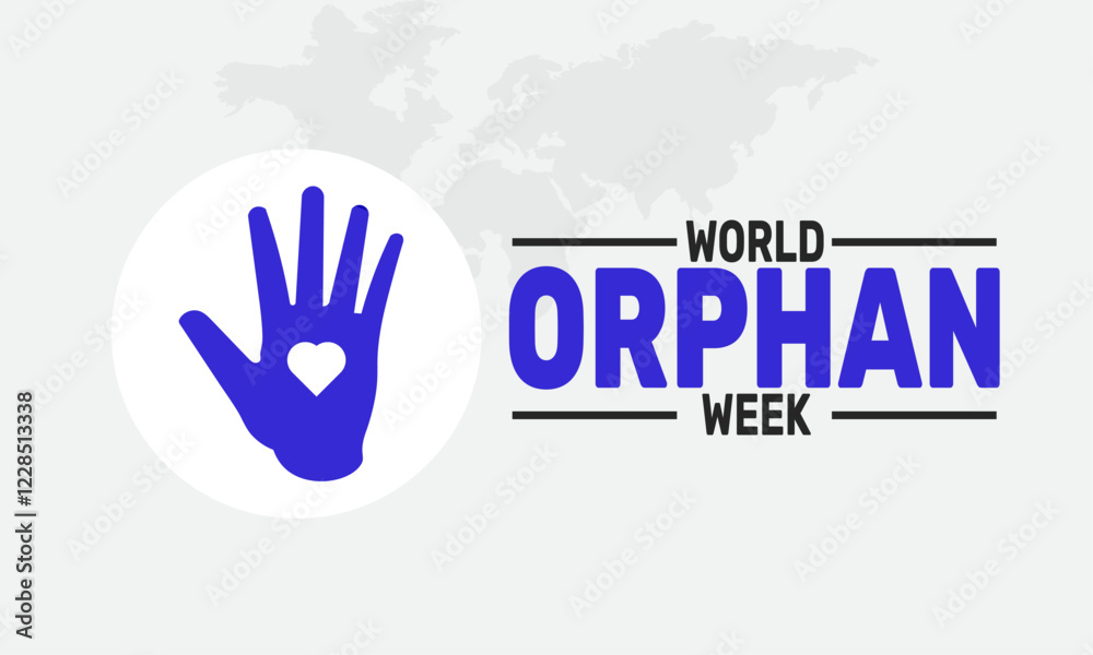 World Orphan Week is celebrated in March. This holiday-themed design is perfect for backgrounds, banners, greeting cards,
posters with text inscription, and social media posts. Vector illustration. World Orphan Week is celebrated in March. This holiday-themed design is perfect for backgrounds, banners, greeting cards,
posters with text inscription, and social media posts. Vector illustration.