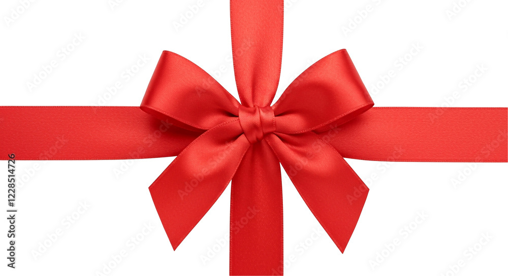 red ribbon bow isolated on transparent background red ribbon bow isolated on transparent background