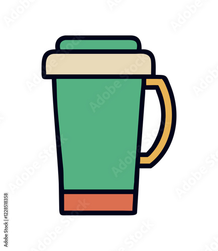 Thermos bottle for hot and cold beverages