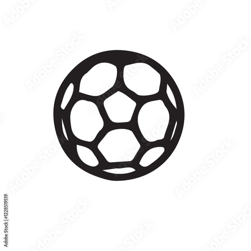 Soccer ball doodle sports and fitness equipment