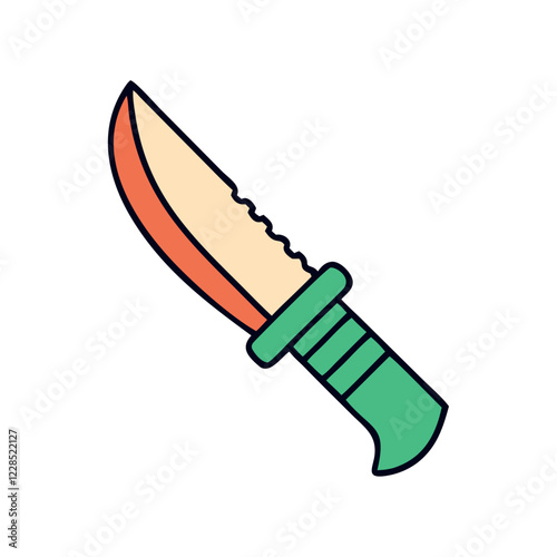 Survival knife for outdoor adventure
