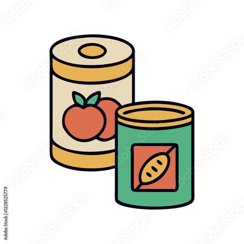 Canned food for camping and survival