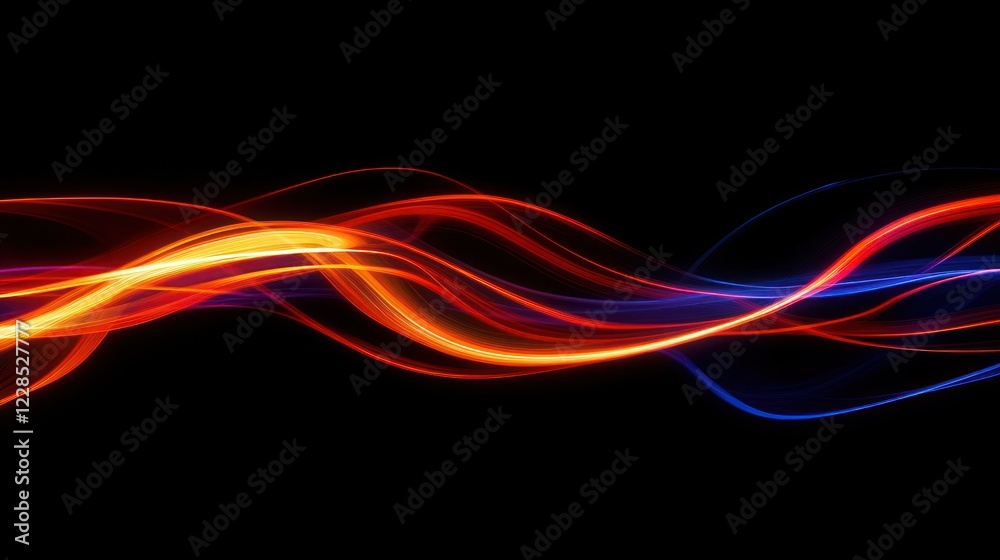 Obraz premium Abstract Light Trails