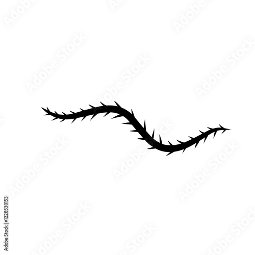 sharp vines silhouette icon