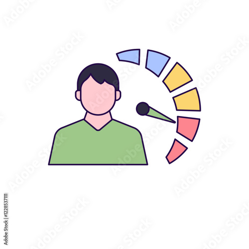 performance icon vector