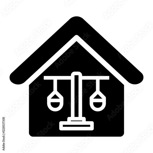 courthouse Solid icon