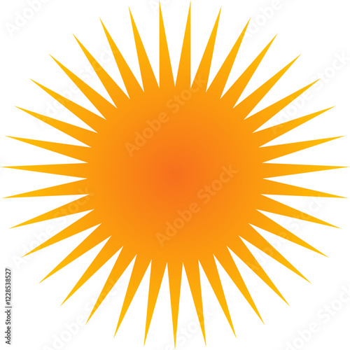 abstract sun vector illustration