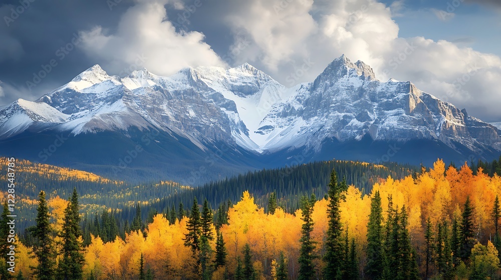 Majestic Canadian Rockies in Autumn Glory Majestic Canadian Rockies in Autumn Glory