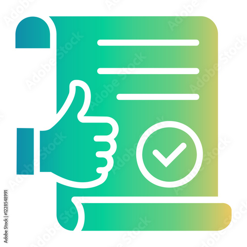 agreement Gradient icon