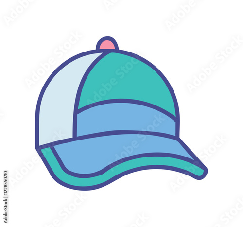 Sports cap breathable athletic wear fitness icon