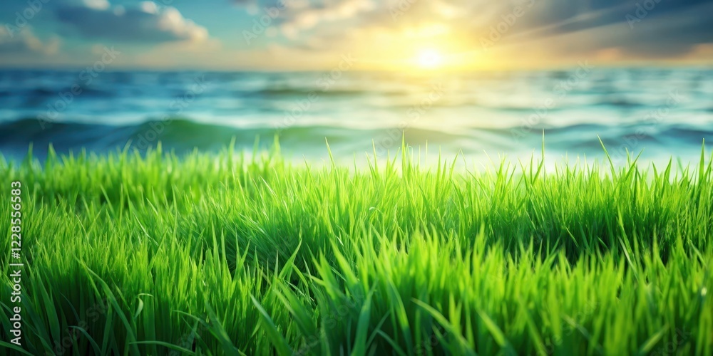 lush green grass with subtle texture and gentle waves, outdoors, natural landscape lush green grass with subtle texture and gentle waves, outdoors, natural landscape