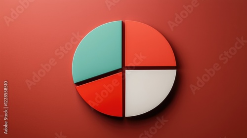 Modern Minimalist Pie Chart Design with Colorful Segments Free Download Modern Minimalist Pie Chart Design with Colorful Segments - GFXLoad