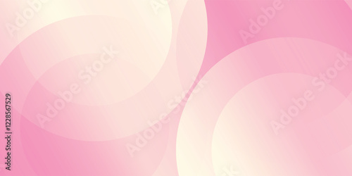 Modern background minimalist pink and yellow gradations circle effect lines art