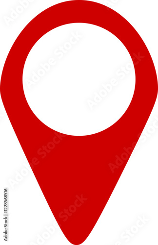 red map pointer