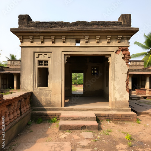 Ruins of a Traditional Bengali Zamindar House photo