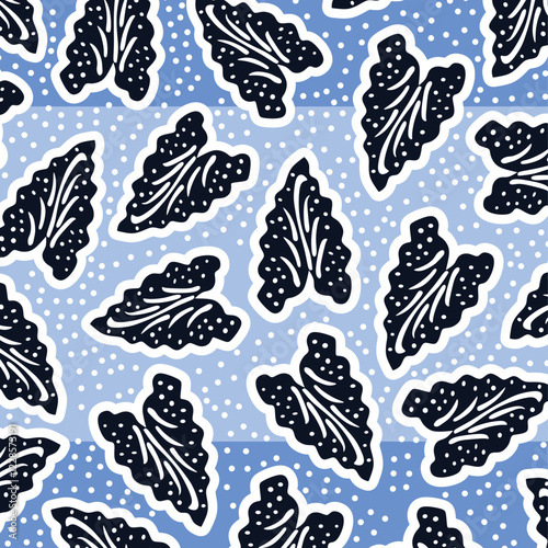 indonesian batik. indonesian batik pattern vector. Batik Indonesian: is a technique of wax-resist dyeing applied to whole cloth, or cloth made using this technique originated from Indonesia.  