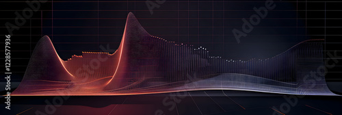 Visualization of a Cumulative Frequency Distribution with an Ascending Ogive Graph photo