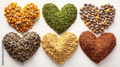 Superfood Seeds Heart Health: Nutritious Chia, Flax, Hemp & Sunflower Seeds