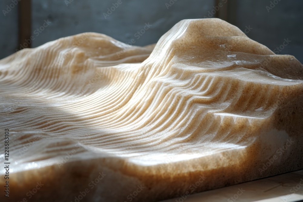 custom made wallpaper toronto digitalMarket dynamics illustrated through wave patterns in sand with side lighting composition and abstract perspective