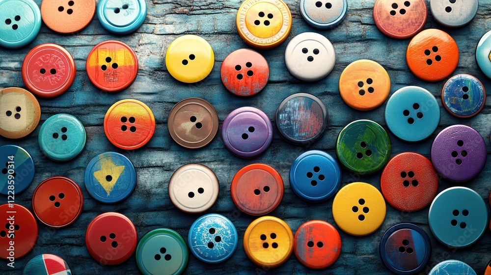 Political Choices in Germany Election Ballot with Colorful Buttons and Textured Background Political Choices in Germany Election Ballot with Colorful Buttons and Textured Background