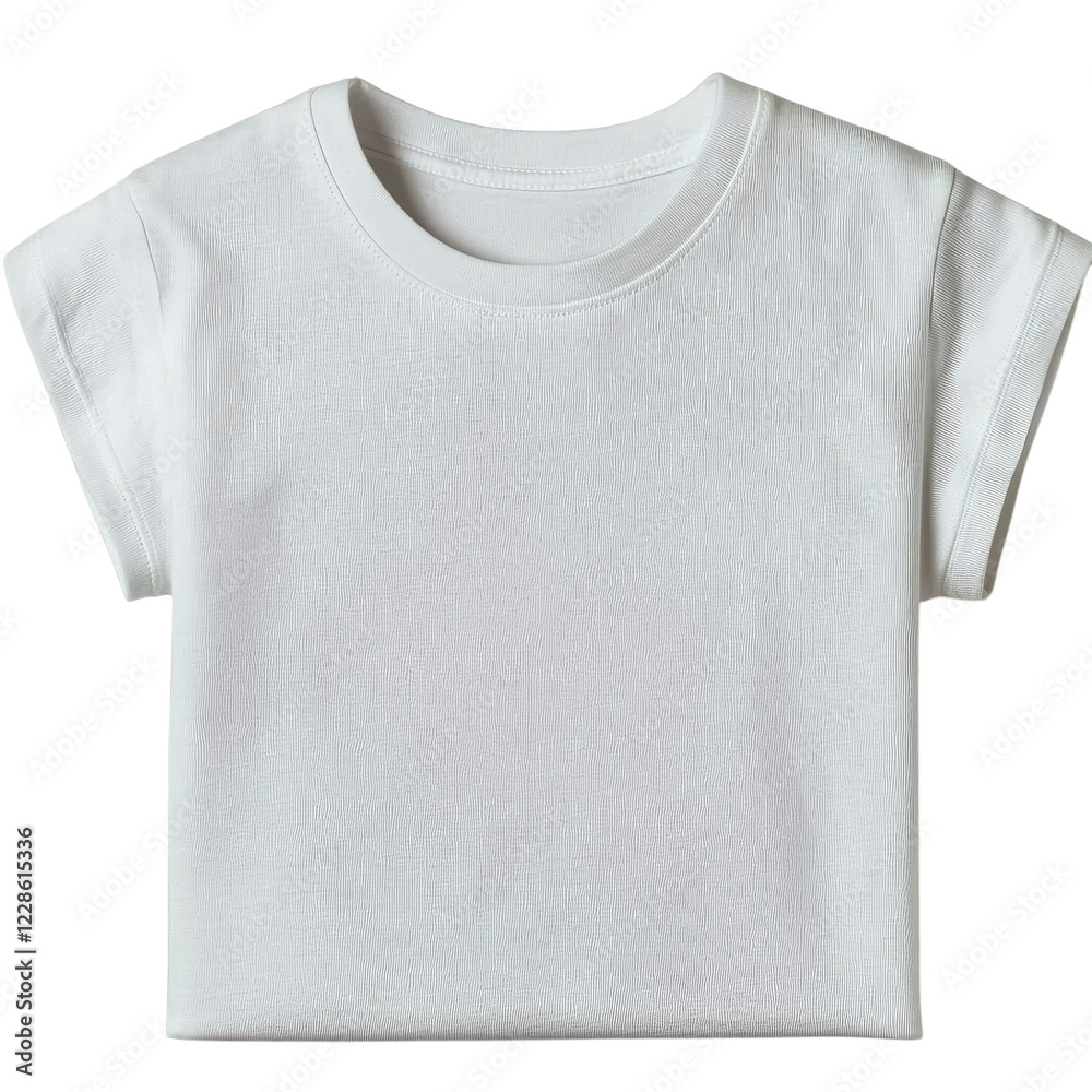 A plain white t-shirt displayed flat, suitable for casual wear or customization. A plain white t-shirt displayed flat, suitable for casual wear or customization.