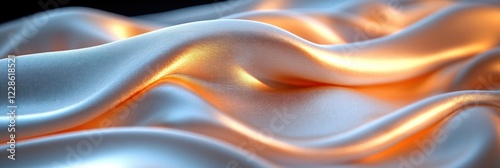 Wallpaper Mural Illuminated Silk Drapery: A Study in Texture and Light Torontodigital.ca