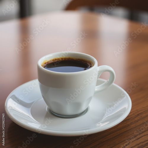 cup of coffee on table