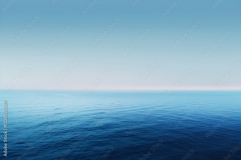 Tranquil Ocean Sky: An Ombre Gradient Transitioning from Deep Ocean Blue to Delicate Sky Blue Tranquil Ocean Sky: An Ombre Gradient Transitioning from Deep Ocean Blue to Delicate Sky Blue