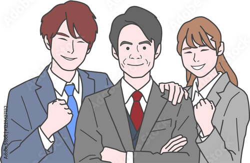 頼りになる会社のチーム