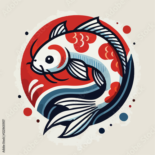 Beautiful koi fish