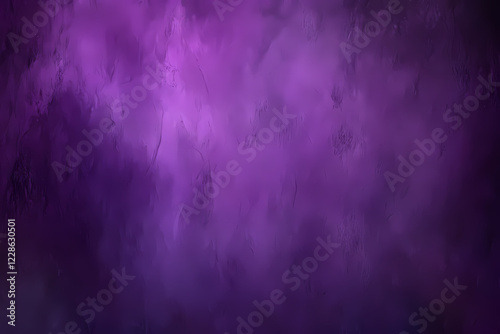 Deep purple misty abstract background with textured artistic effect