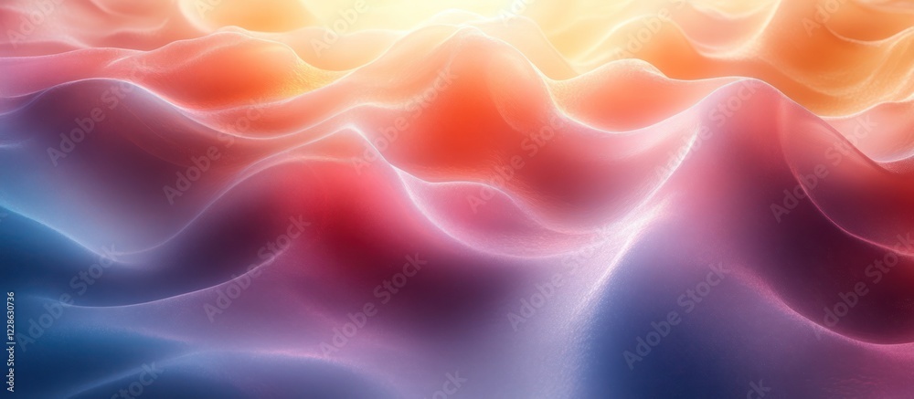 Obraz premium Abstract colorful wave background.