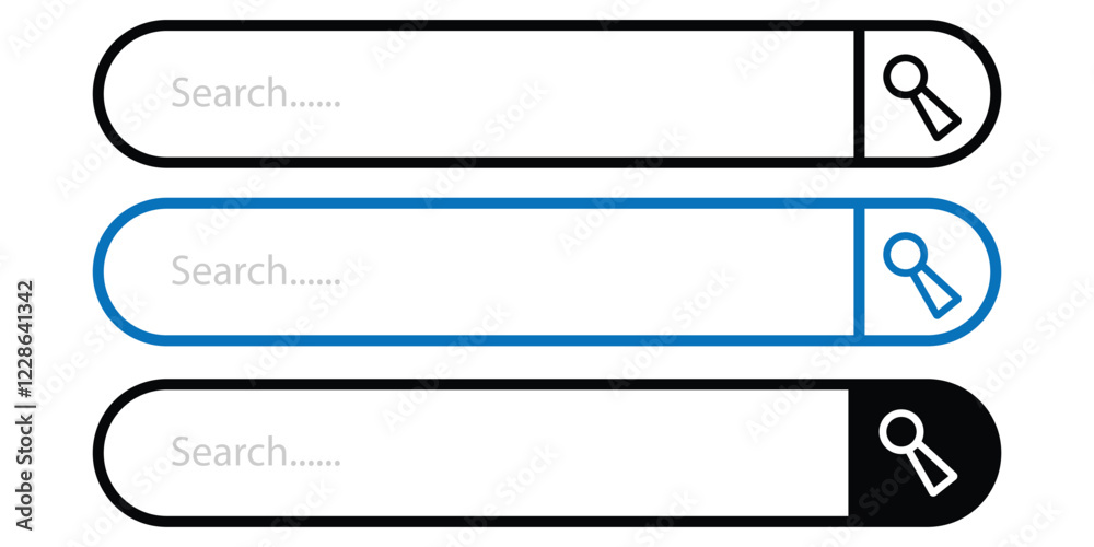 search bar icon. vector design eps 10. search bar icon. vector design eps 10.
