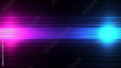 Wallpaper Mural Abstract Neon Lines Digital Art Background Design Torontodigital.ca