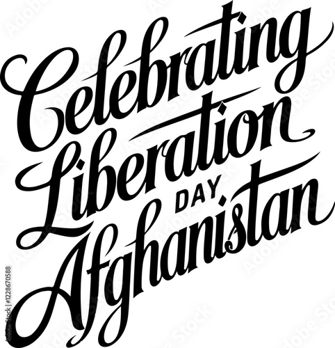 Celebrating Liberation Day Afghanistan.