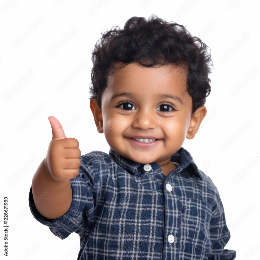 Funny baby with exaggerated facial expression and gesture Funny baby with exaggerated facial expression and gesture