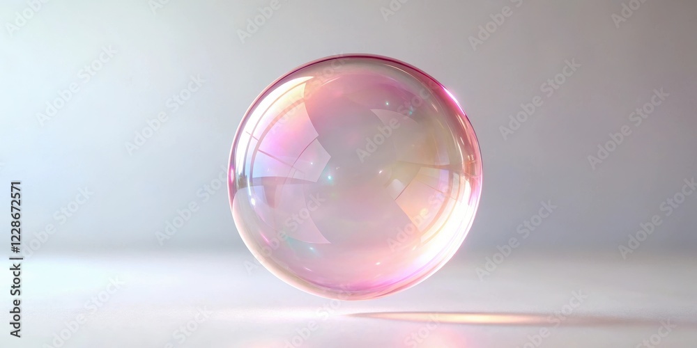A delicate pink soap bubble floating gently in mid-air, surrounded by a soft white background, with a few subtle ripples and gentle movement , gentle, pink soap bubble A delicate pink soap bubble floating gently in mid-air, surrounded by a soft white background, with a few subtle ripples and gentle movement , gentle, pink soap bubble