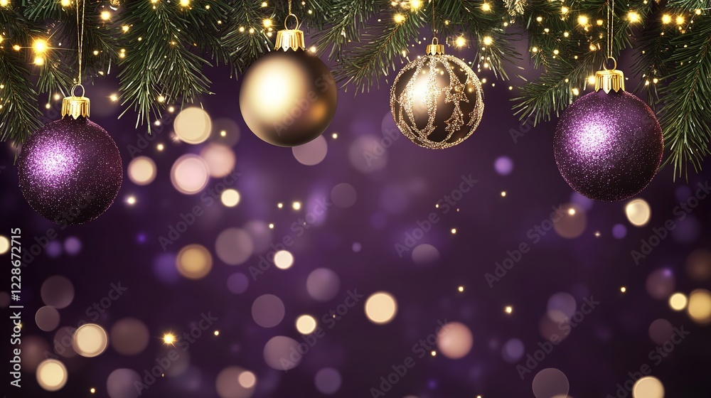 Festive Purple Background with Sparkling Lights: A Vibrant and Celebratory Visual Scene Festive Purple Background with Sparkling Lights: A Vibrant and Celebratory Visual Scene