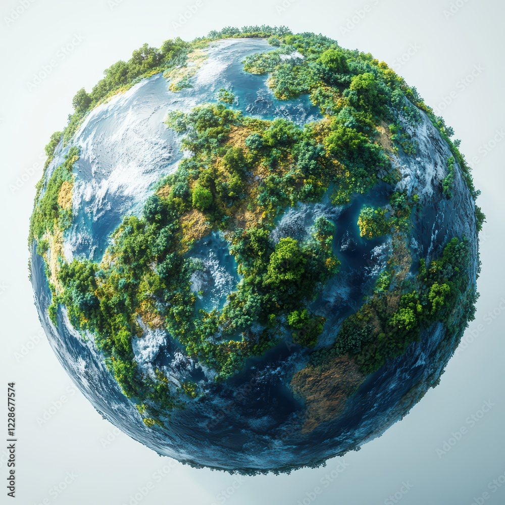 Fototapeta premium green planet earth