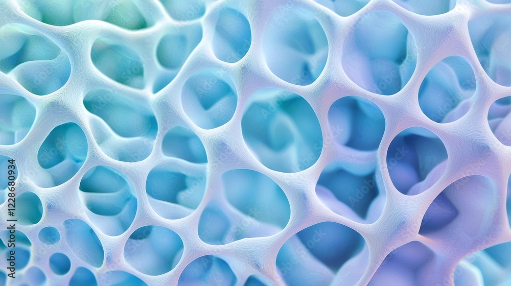 Mesmerizing Macro View of Succulent's Honeycomb-Like Tissues Illuminated by Strong Light Cinematic Image Mesmerizing Macro View of Succulent's Honeycomb-Like Tissues Illuminated by Strong Light Cinematic Image