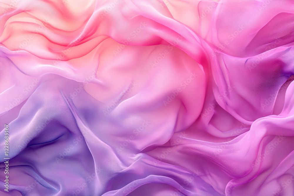 Obraz premium A smooth gradient background of flowing patterns of different colours. (Generative AI)