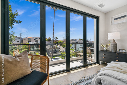 Luxury home, Newport Beach, ocean view, modern house, real estate, sunset photography, coastal property, high-end architecture, elegant design, premium listing, exterior lighting, waterfront home